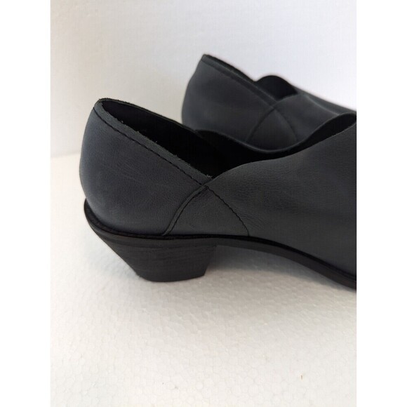 Kelsi Dagger Brooklyn Boots Womens Size 8.5 Gray Kenmare Soft Leather Heel Edgy - Picture 4 of 9